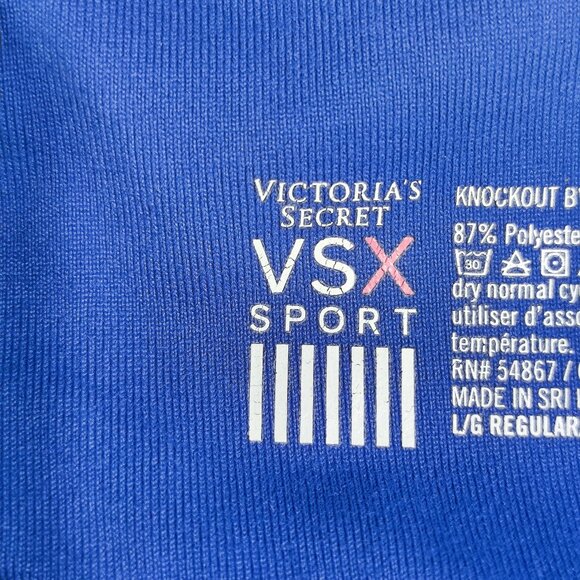VSX Victoria's Secret Sport Knockout yoga stirrup tight women's size L purple - Picture 4 of 12